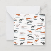 Greyhound Pattern Notitiekaartje (Voorkant)