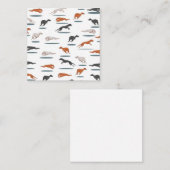 Greyhound Pattern Notitiekaartje (Voorkant / Achterkant)