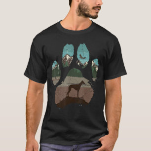 Greyhound Paw mama papa Dog Women T-shirt