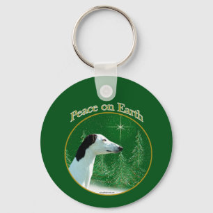 Greyhound Peace Sleutelhanger