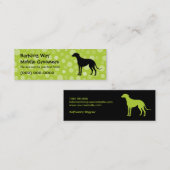 Greyhound Pet Care Limoen Mini Visitekaartje (Voorkant / Achterkant)