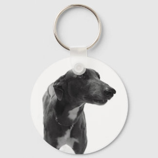 Greyhound Photo Sleutelhanger