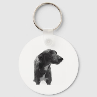 Greyhound Photo Sleutelhanger
