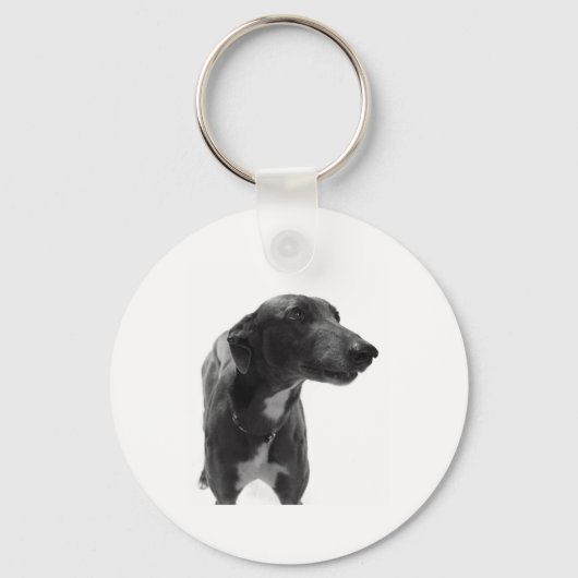 Greyhound Photo Sleutelhanger (Voorkant)
