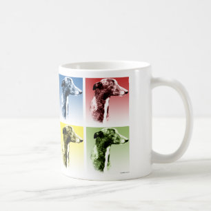 Greyhound Pop Art Koffiemok