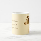 Greyhound Portrait / beroemde St. Thomas More Quot Koffiemok (Center)