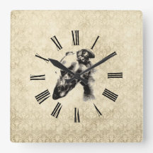 Greyhound Portrait op Elegant Ivory Damask