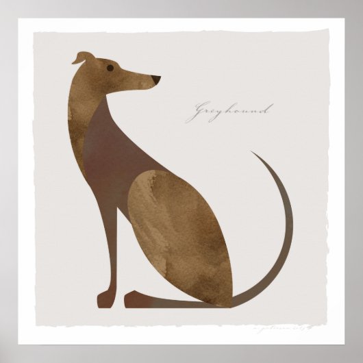 Greyhound Poster (Voorkant)