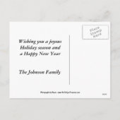 Greyhound Puppy Dog Briefkaart met kerstfeestdag (Achterkant)