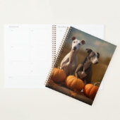 Greyhound Puppy Herfst Delight Pompoen Planner (Display)