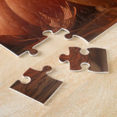 Greyhound Puppy Herfstpracht Pompoen Legpuzzel (Zijkant)