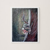 Greyhound, racekunst voor sport en hondenliefhebbe legpuzzel (Verticaal)