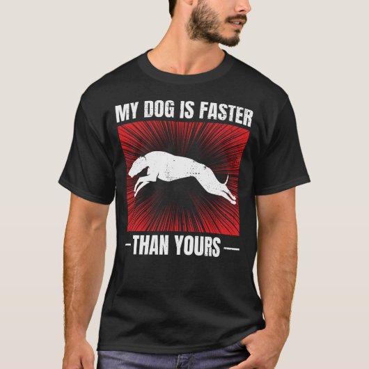 Greyhound Racing Dog Pet Race Animal Racer T-shirt (Voorkant)