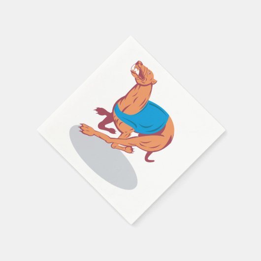 Greyhound Racing Papieren servetten (Hoek)