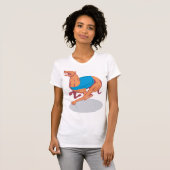 Greyhound Racing Vrouwen T-shirt (Voorkant volledig)