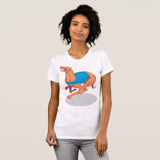 Greyhound Racing Vrouwen T-shirt (Voorkant volledig)