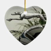 Greyhound Radiator Pet Keramisch Ornament (Achterkant)