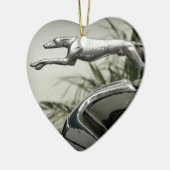 Greyhound Radiator Pet Keramisch Ornament (Links)