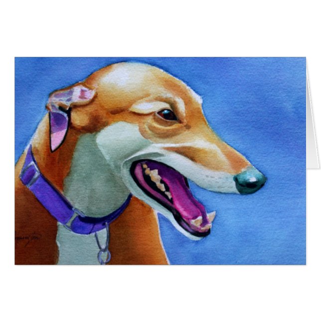 Greyhound Rescue Dog (Voorkant Horizontaal)