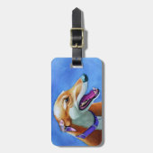 Greyhound Rescue Dog Bagagelabel (Voorkant verticaal)