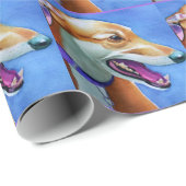 Greyhound Rescue Dog Cadeaupapier (Rol Hoek)