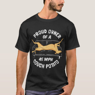 Greyhound Rescue - Proud Owner 45MPH Couch Potato T-shirt