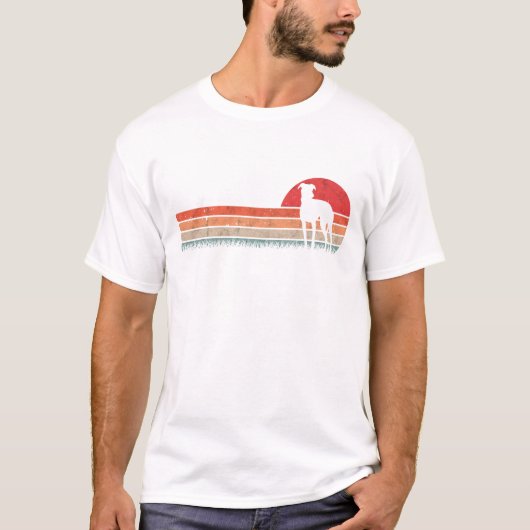 Greyhound Retro Britse Vintage T-shirt (Voorkant)