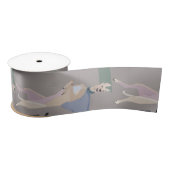 Greyhound Ribbon 3,0-inch & Matching Gift Wrap (se Satijnen Lint (Spoel)