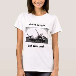 Greyhound Roach op White T-shirt