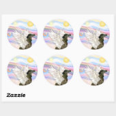 Greyhound Ronde Sticker (Vel)