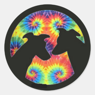 Greyhound Ronde Sticker
