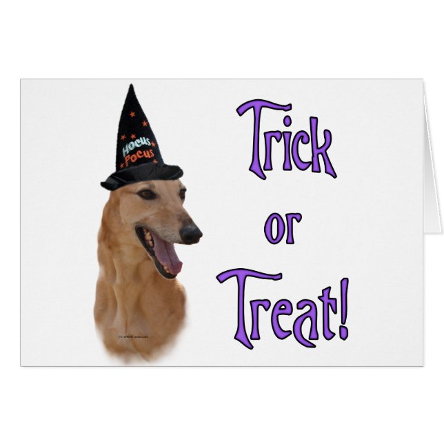 Greyhound (rood) Trick (Voorkant Horizontaal)