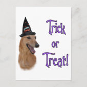 Greyhound (rood) Trick Briefkaart (Voorkant)