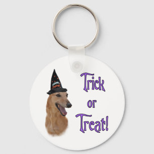 Greyhound (rood) Trick Sleutelhanger
