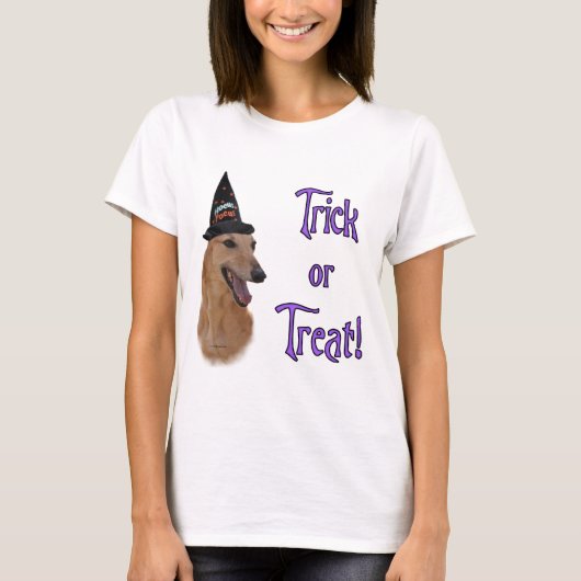 Greyhound (rood) Trick T-shirt (Voorkant)