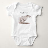 Greyhound Running Romper (Voorkant)