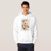 Greyhound Schilderij - Liefdevolle Originele Hond Hoodie (Voorkant volledig)