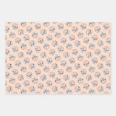 Greyhound Schilderij Schattige Rood Wit Originele  Inpakpapier Vel (Voorkant)