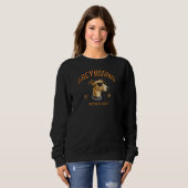Greyhound Sighthound Society Vintage Dog Apparel Trui (Voorkant volledig)