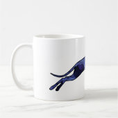 Greyhound Silhouette Fractal Koffiemok (Links)