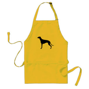 Greyhound Silhouette Standaard Schort