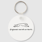 Greyhound Sleutelhanger (Voorkant)