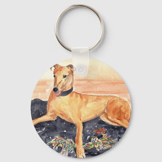 Greyhound Sleutelhanger (Voorkant)
