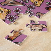 Greyhound Snoots Legpuzzel (Zijkant)