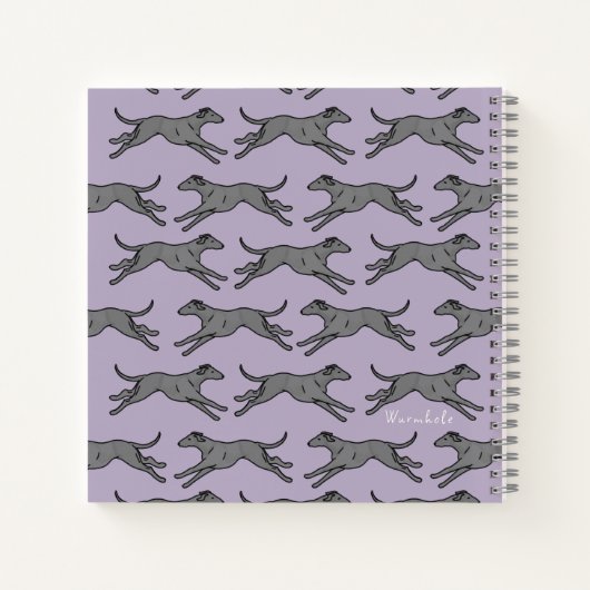 Greyhound spiraalgebonden Notitieboek (Achterkant)