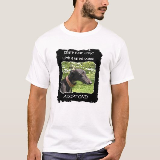 Greyhound Spring T-shirt (Voorkant)