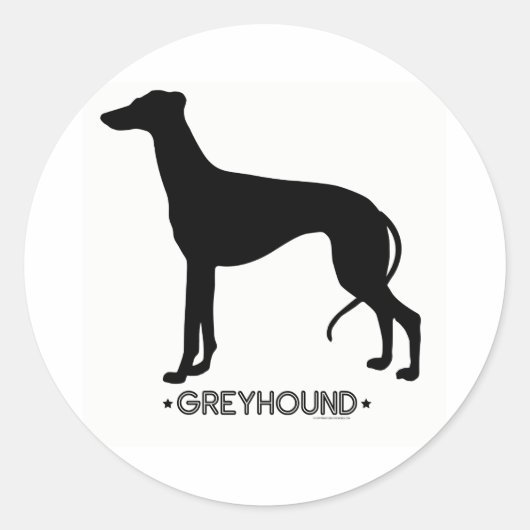 Greyhound Sticker (Voorkant)