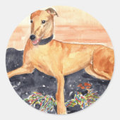 'Greyhound' Sticker (Voorkant)