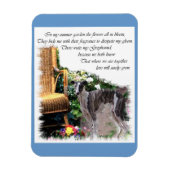 Greyhound Summer Garden Magneet (Verticaal)