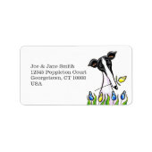 Greyhound Sweeat White Etiket (Voorkant)